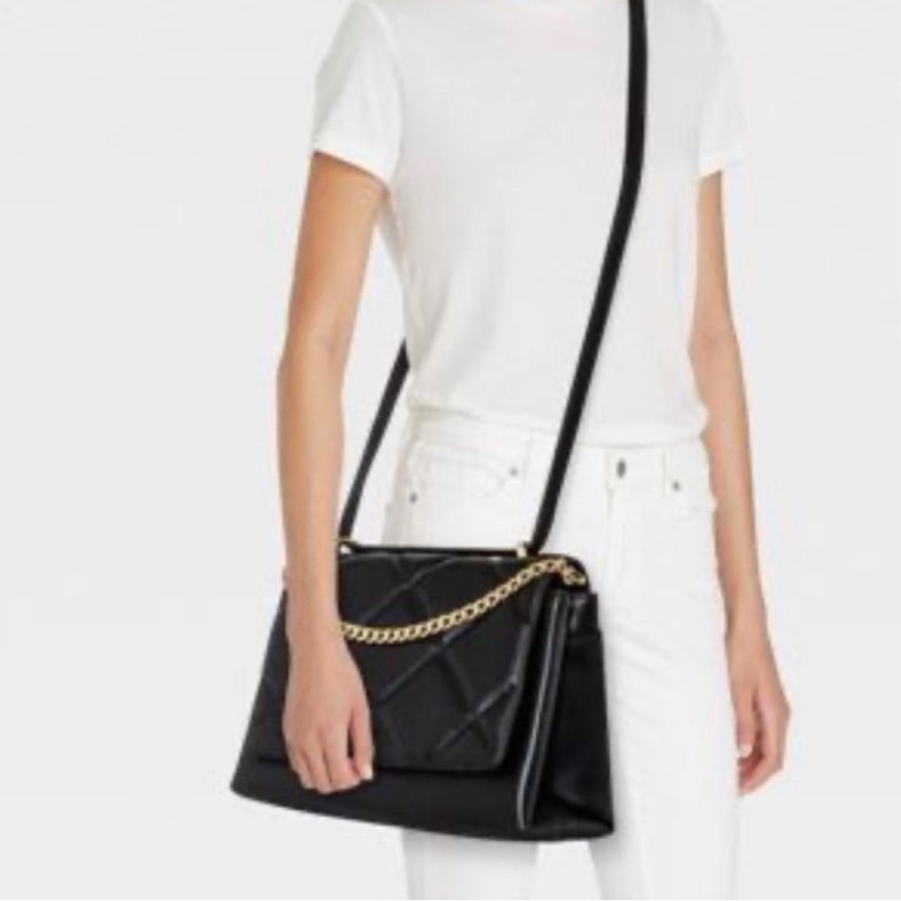 Black Handbag - A New Day - Quilted Going Out Bag